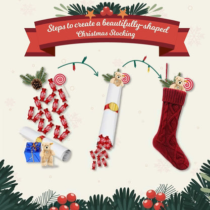 Calcetines Navideños, 4 Paquetes De Calcetines Navideños