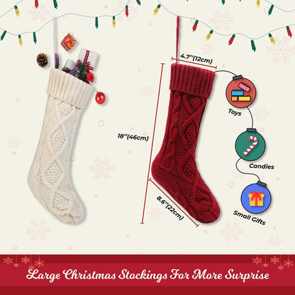 Calcetines Navideños, 4 Paquetes De Calcetines Navideños